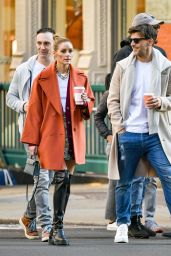 Olivia Palermo and Johannes Huebl - Out in New York City 11/01/2022