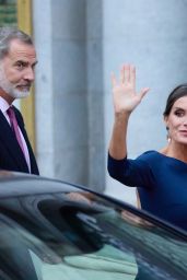 Queen Letizia of Spain   Royal Theatre Season Opening in Madrid 10 24 2022   - 35