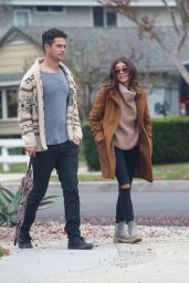 Sarah Hyland and Wells Adams - Out in Los Angeles 11/08/2022