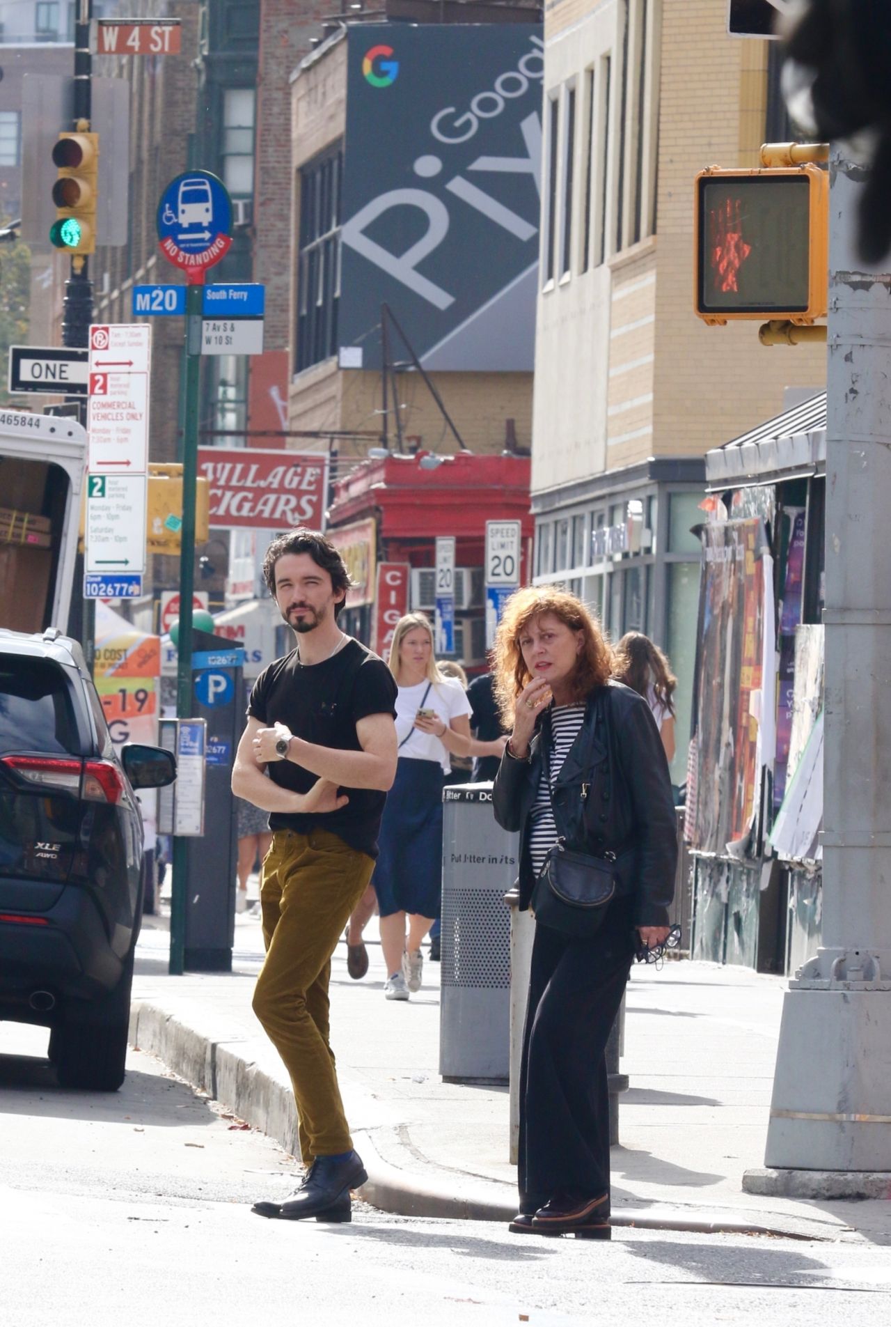 Susan Sarandon and Liam Aiken in New York 11/05/2022 • CelebMafia