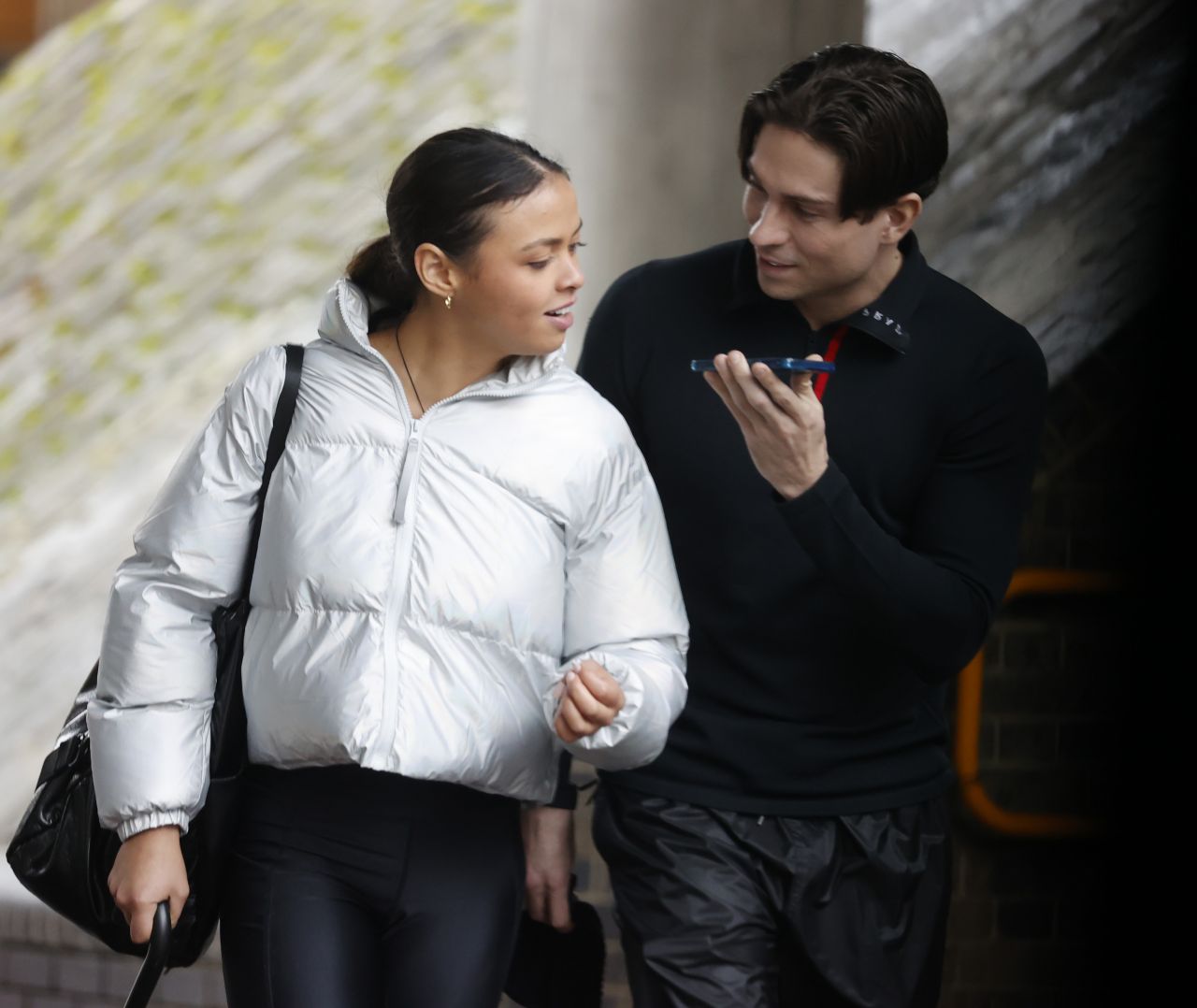 Vanessa Bauer and Joey Essex - Dancing On Ice Rehearsals in London 11