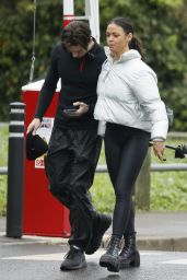Vanessa Bauer and Joey Essex - Dancing On Ice Rehearsals in London 11/04/2022