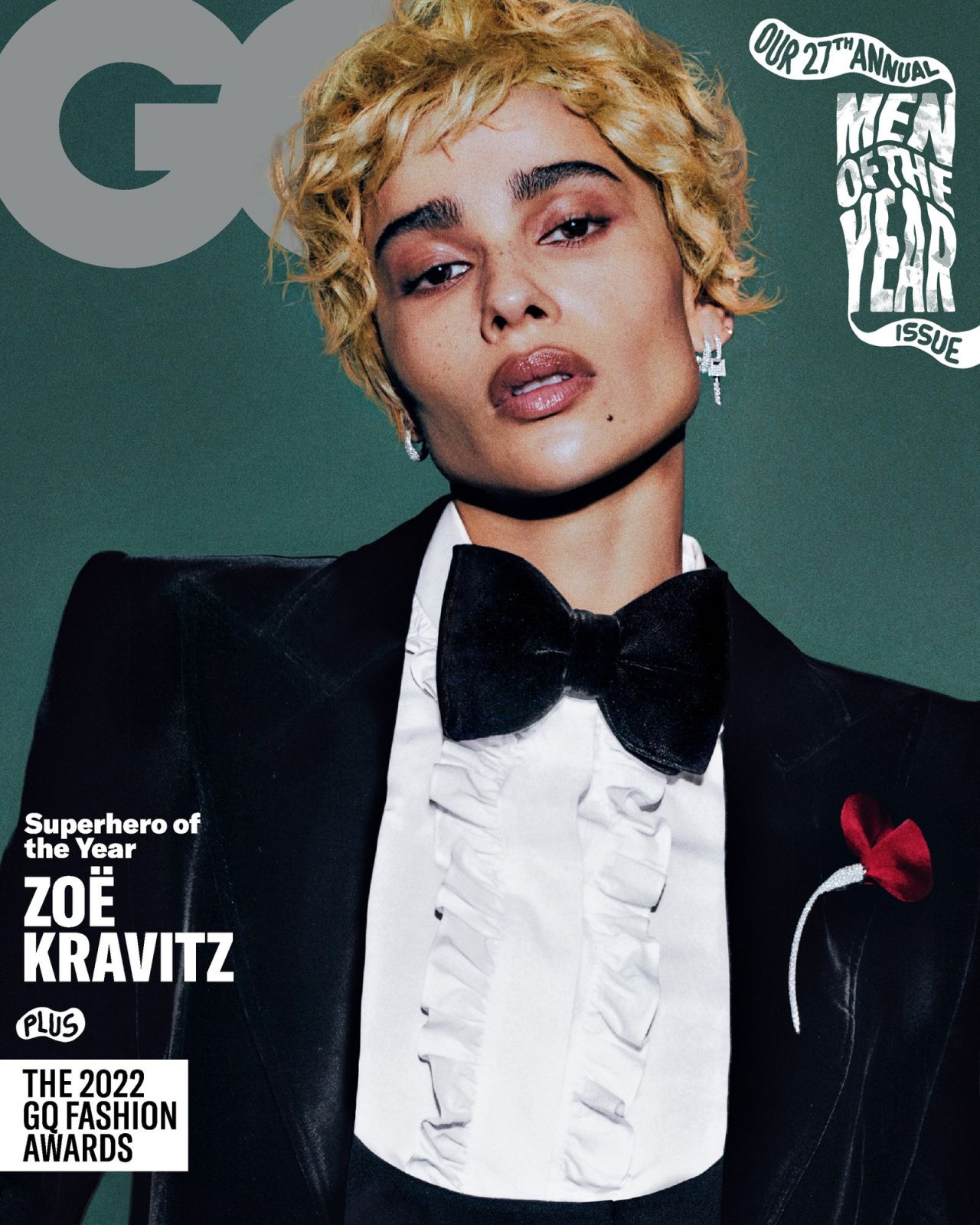 Zoë Kravitz GQ Magazine The Men of the Year Issue December 2022