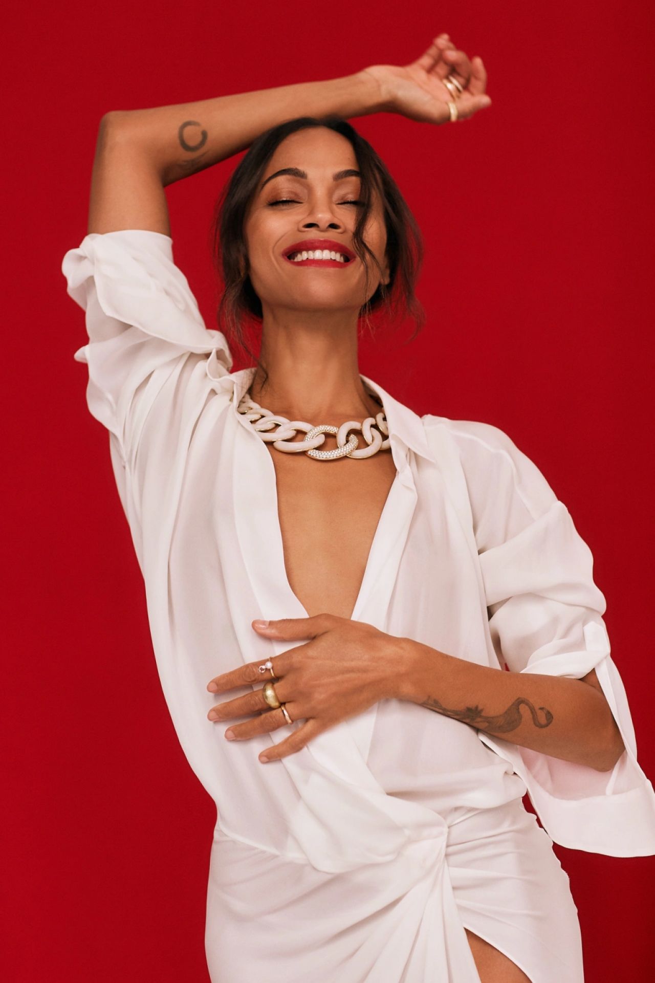 Zoe Saldana - WWD Magazine Weekend November 2022 • CelebMafia