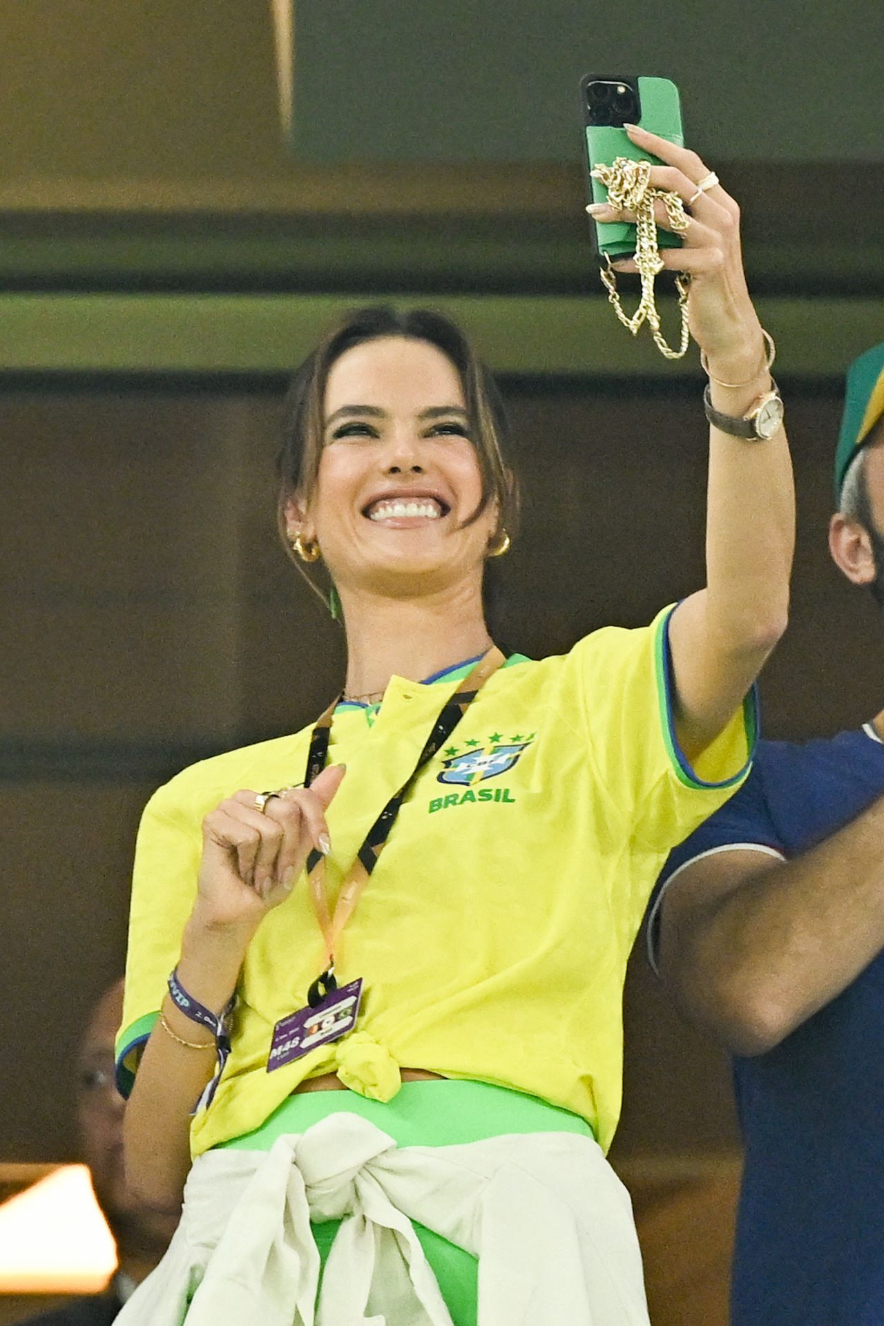 Alessandra Ambrosio - World Cup 2022 in Qatar 12/02/2022 • CelebMafia