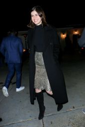Alexandra Daddario - Leaving Jennifer Klein’s Day of Indulgence Holiday Party in Brentwood 12/03/2022