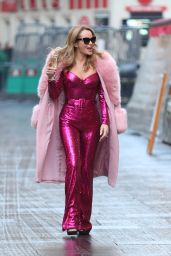 Amanda Holden in a Sequin Jumpsuit - London 12/16/2022