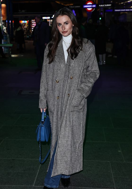 Amber Davies at the Dominion Theatre in London 11/29/2022