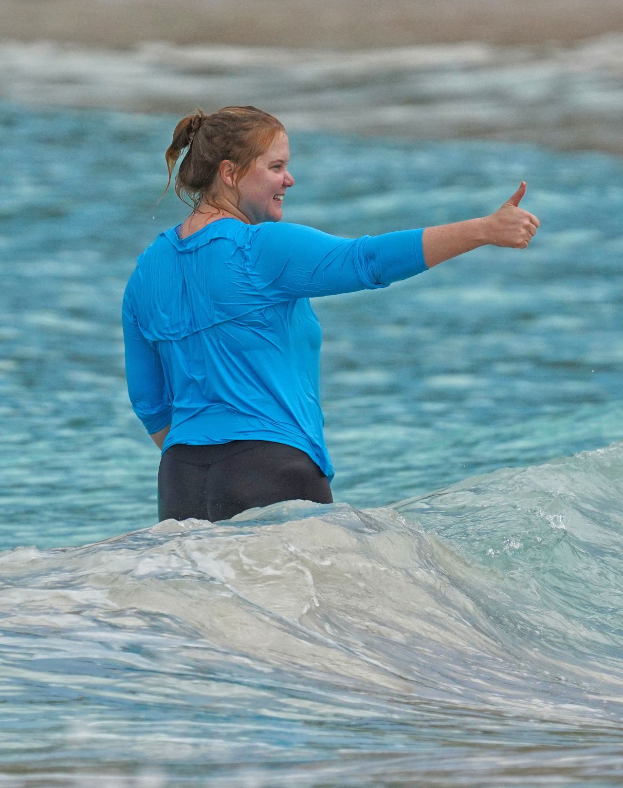 Amy Schumer at the Beach in Saint Barts 12/26/2022 • CelebMafia