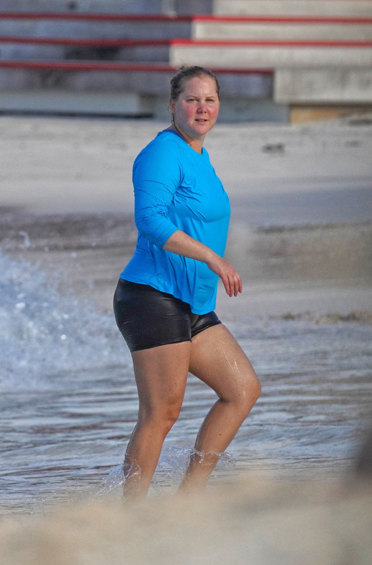 Amy Schumer at the Beach in Saint Barts 12/26/2022 • CelebMafia