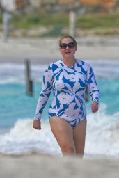 Amy Schumer at the Beach in St. Barts 12/27/2022