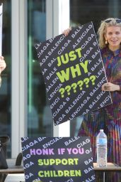 Annalynne McCord - Protest at the Balenciaga Store in Beverly Hills 12/03/2022