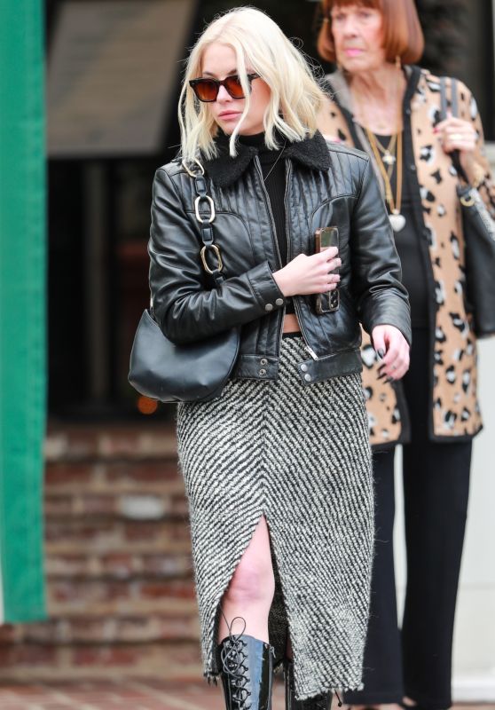 Ashley Benson at the San Vicente Bungalows in West Hollywood 12/17/2022