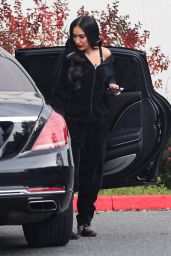Bre Tiesi in a Navy Blue Tracksuit in West Hollywood 12/06/2022