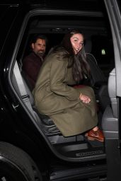 Caitlin McHugh - exiting Jennifer Klein’s Day of Indulgence Holiday Party in Brentwood 12/03/2022