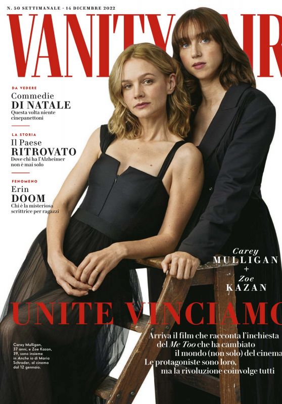 Carey Mulligan and Zoe Kazan - Vanity Fair Magazine Italy 12/07/2022 Issue
