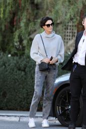 Charlize Theron in a Mock Neck Knitted Sweater   Los Angeles 12 12 2022   - 6