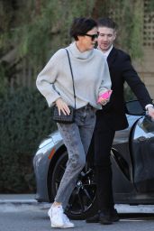 Charlize Theron in a Mock Neck Knitted Sweater   Los Angeles 12 12 2022   - 76