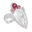 Chopard Diamond and Rubellite Ring