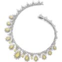 Chopard Yellow and White Diamond Necklace