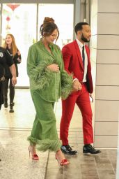 Chrissy Teigen and John Legend   Leaving Craving Christmas at Westfield Century City Mall in LA 12 11 2022   - 38