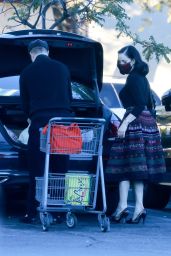 Dita Von Teese and Adam Rajcevich - Grocery Shopping on Christmas Eve 12/24/2022