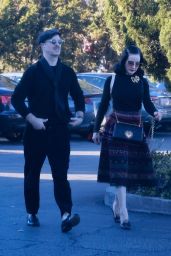 Dita Von Teese and Adam Rajcevich - Grocery Shopping on Christmas Eve 12/24/2022