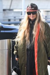 Fergie at JFK Airport in New York 12/01/2022
