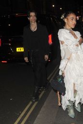 FKA Twigs - Arriving at Vogue Dinner Party in London 12/04/2022