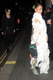 FKA Twigs - Arriving at Vogue Dinner Party in London 12/04/2022