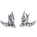 Fred Leighton Antique Diamond Swallow Bird Earrings