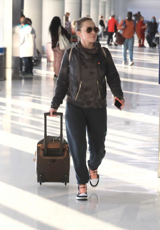 Hayden Panettiere at LAX Airport in Los Angeles 11/30/2022