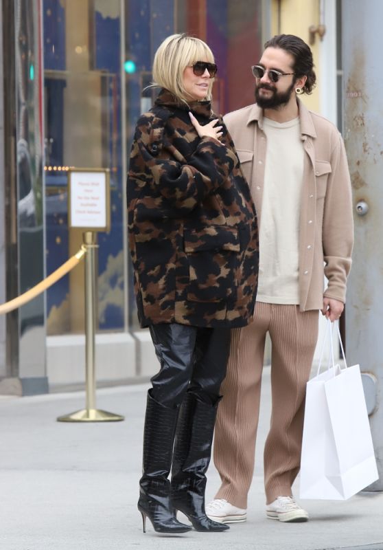 Heidi Klum and Tom Kaulitz - Holiday Shopping on Rodeo Drive 12/15/2022