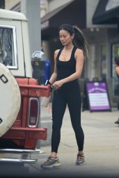 Jamie Chung in Workout Outfit in Los Angeles 12/27/2022