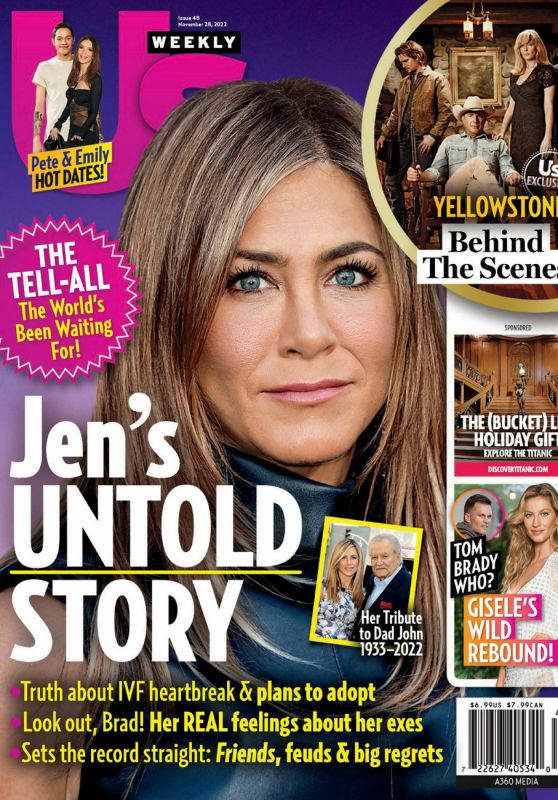 Jennifer Aniston - Us Weekly 11/28/2022 Issue