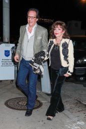 Joan Collins at Craigs in West Hollywood 12/20/2022