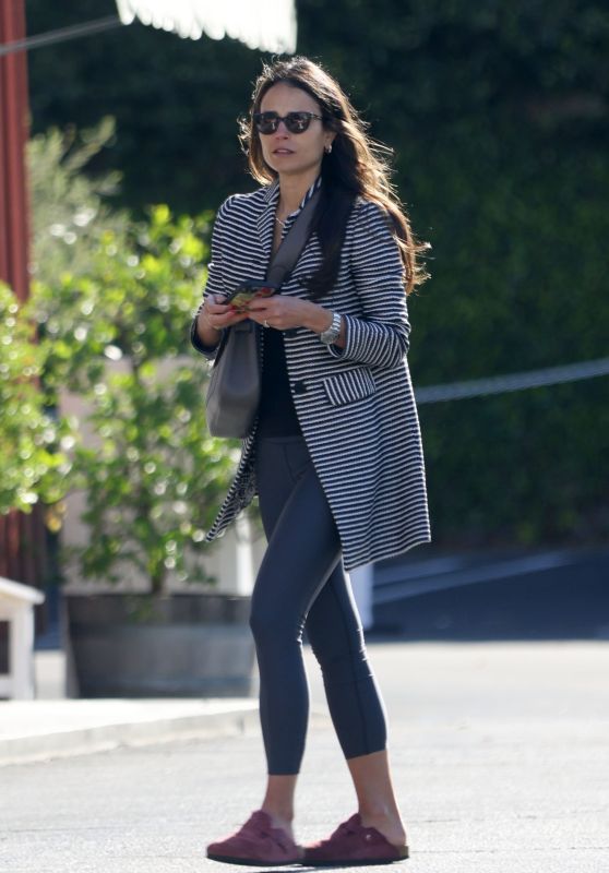 Jordana Brewster - Christmas Shopping at Brentwood Country Mart 12/23/2022