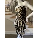 Just Cavalli Vintage Zebra Print Dress