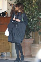 Kaia Gerber - Exiting the Sunset Towers Hotel in Beverly Hills 12/07/2022