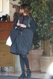 Kaia Gerber   Exiting the Sunset Towers Hotel in Beverly Hills 12 07 2022   - 24