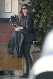 Kaia Gerber - Exiting the Sunset Towers Hotel in Beverly Hills 12/07/2022