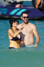 Kate Upton and Justin Verlander at Gypsea Beach in St. Barts 12/11/2022