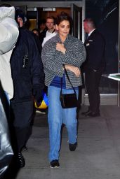 Katie Holmes - Wears Jacket and Jeans Leaving MSG After Jingle Ball in New York 12/09/2022