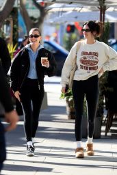 Kendall Jenner and Hailey Rhode Bieber at Croft Alley in Beverly Hills 12/13/2022