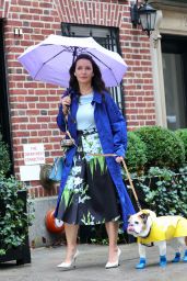 Kristin Davis - "And Just Like That" Set in Madison Avenue 12/07/2022