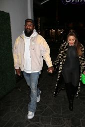 Larsa Pippen and Marcus Jordan Night Out in Beverly Hills 12/28/2022