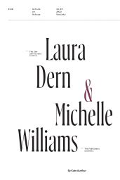 Laura Dern and Michelle Williams - Variety Magazine 12/07/2022 Issue