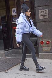 Lea Michele - Out in New York City 12/21/2022