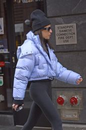 Lea Michele - Out in New York City 12/21/2022