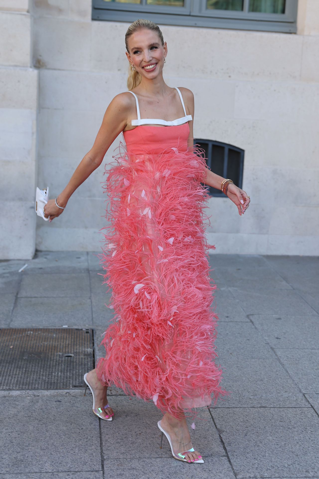 Leonie Hanne at Giambattista Valli Show in Paris 07/04/2022 • CelebMafia